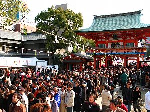 神戸初詣人気ランキング「生田神社の初詣」